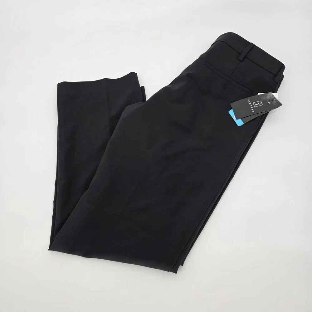 PGA Tour‎ Golf Pants Men 30x30 Black Performance Stretch Comfort Lightweight